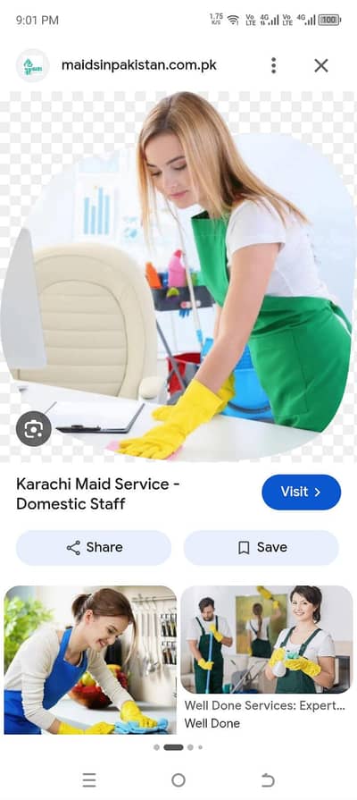 karachi se maid chahiye female 24ghanty ke liye