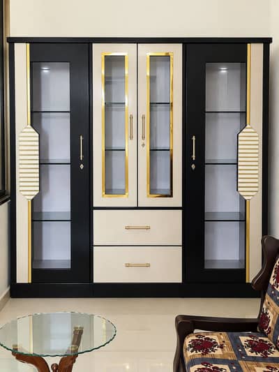 Beautiful Crockery Showcase / Room Divider – Excellent Condition