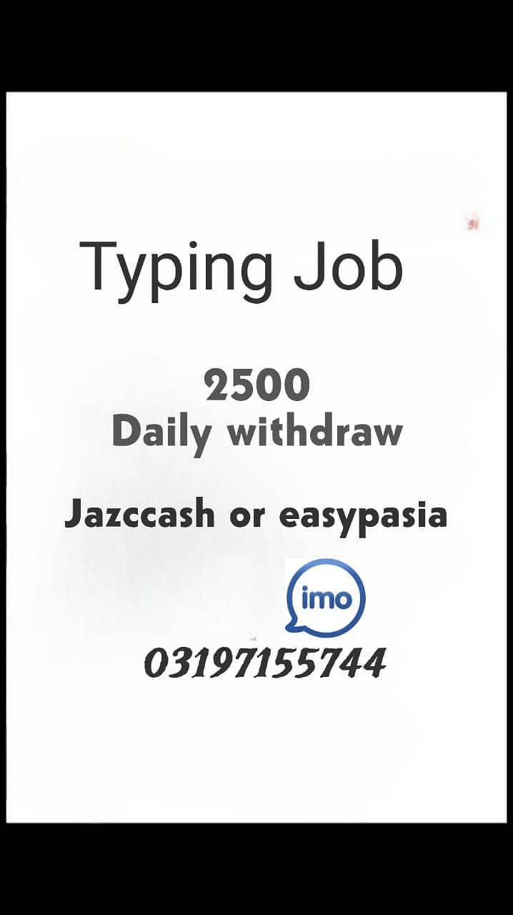 Assignment Typing work available 0