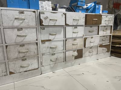 Counters with storage cabinet