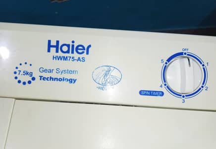 Haier washing machine twin tub model number HWM 75-AS