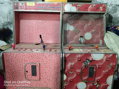 2 video game wood boxs