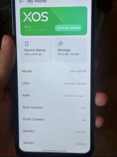 Infinix hot 60i
