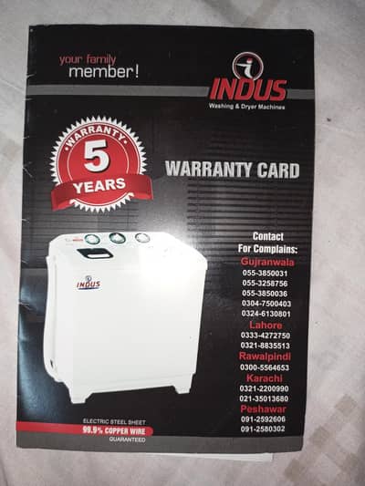 indus Washing machine with dryer