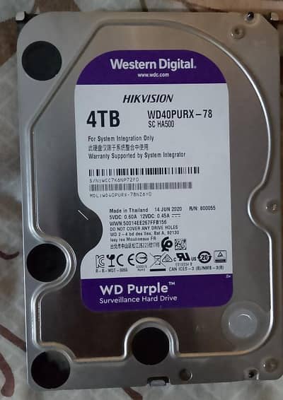 4Tb internal hardisk available for sell