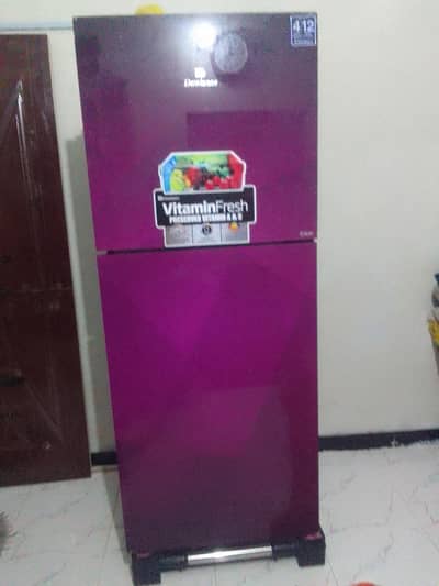 dawlance double door glass fridge