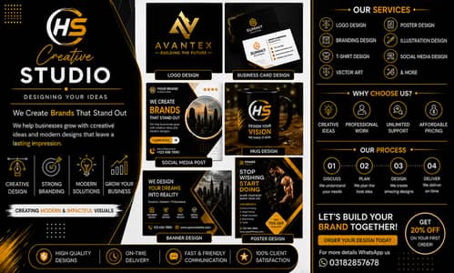 Professional Graphic Design Services | Logo, Card & T-Shirt Design.