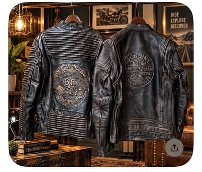 Leather Biker Jackets in vintage style