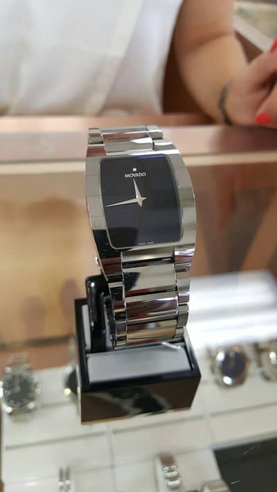 movado fiero tungsten watch