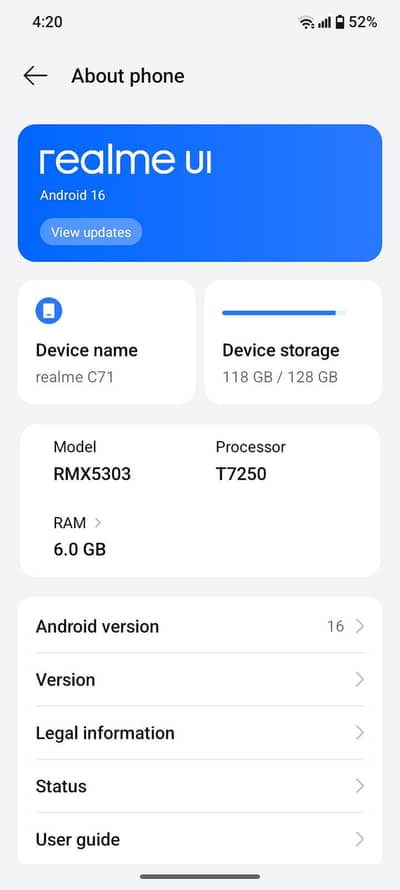 Realme C71