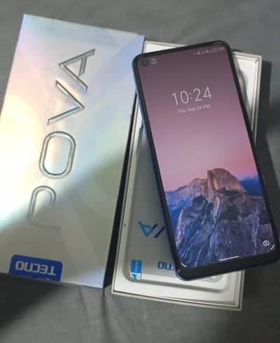 Tecno Pova With box 6/128 Never open repair