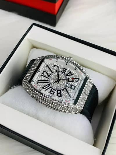 DIAMOND STONE MEN'S LUXURY FASHION WATCH