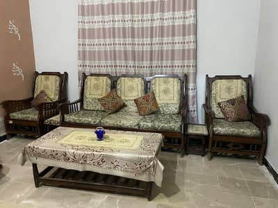 5seater wooden sofa set
