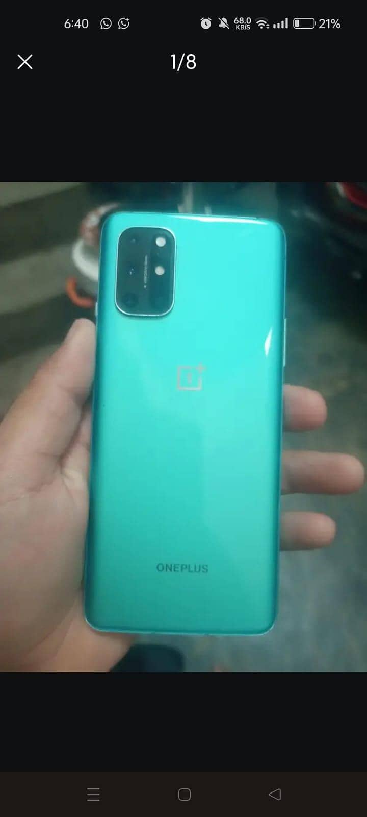 exchange possible OnePlus 8t 0