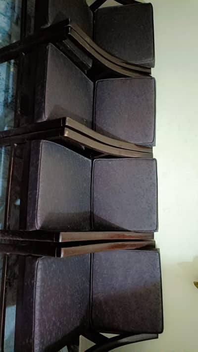 4 wooden chairs