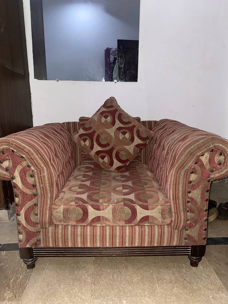 Single seater 2 psc sofa set 1