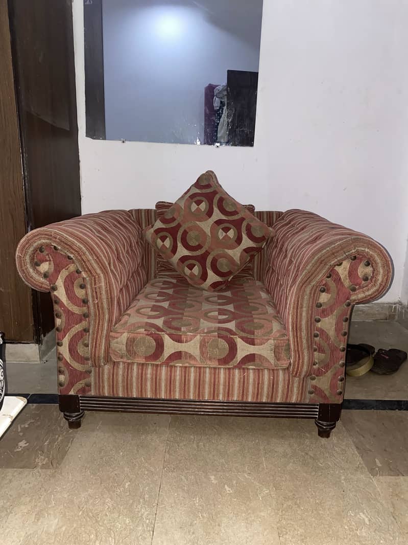 Single seater 2 psc sofa set 2