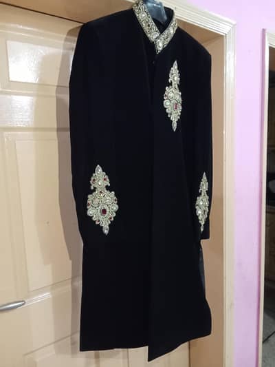 black velvat sherwani | Pent coat | grey pent coat for walima