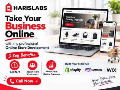 Online Store | E-Commerce Woo, Wix and Shopify Development Service