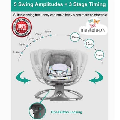 Mastela Bouncer Baby Swing Electric Newborn to 3 Yearsm