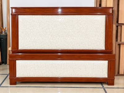 New pure wooden bakain wood king size bed