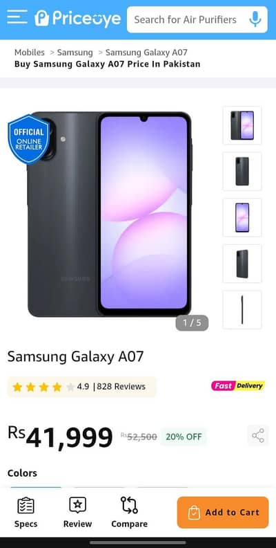 Samsung Mobile A07 5G