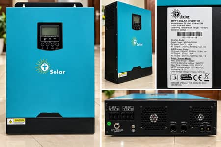 Tesla 3kW / 3000VA Solar Inverter 24V DC with High PV Input (4000W)