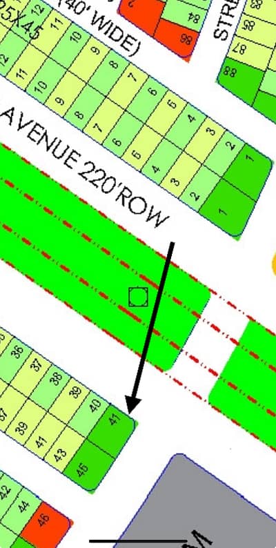 5 Marla Blvd Corner Park face plot available for sale