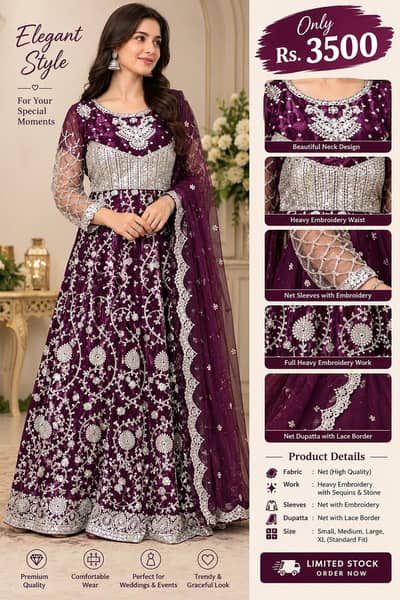 Fancy dress 3pc