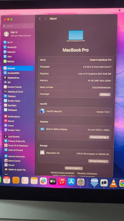 MacBook Pro 16-Inch - Intel Core i7 | 16GB RAM | 512GB SSD