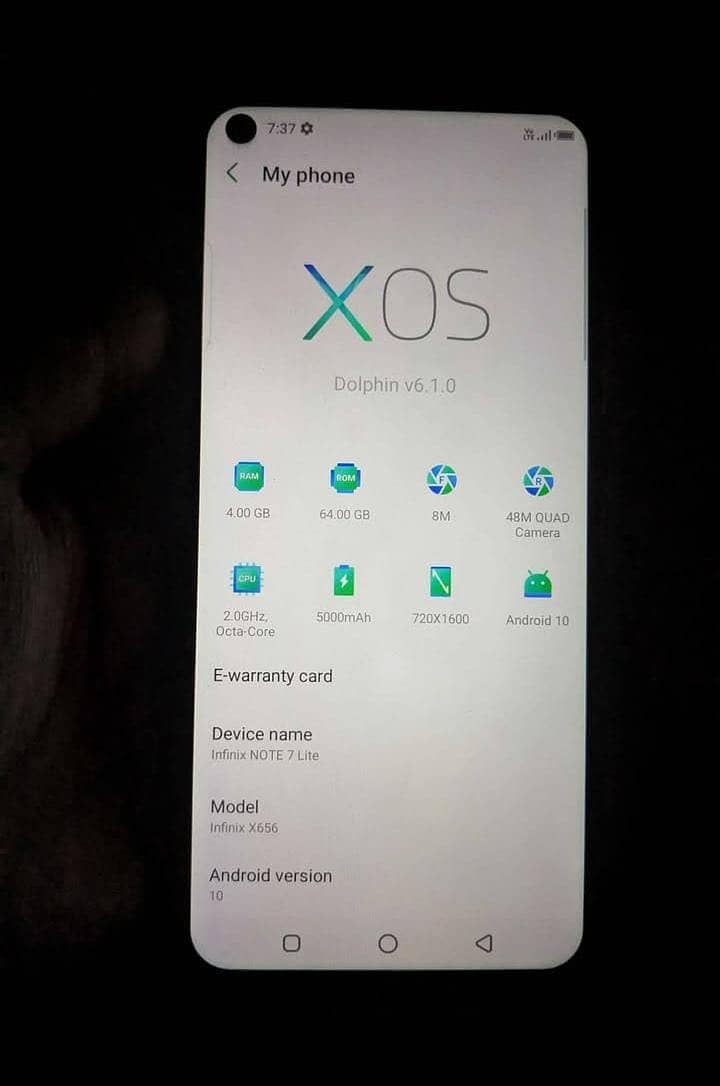 Infinix Note 7 Lite 1