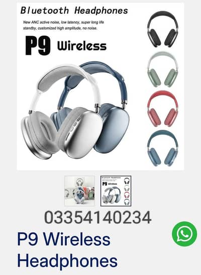 03354140234    Negotiable price P9 Wireless Headphones