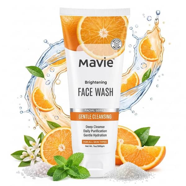 Mavia Face Wash Deep Cleansing & Refreshing Facial Cleanser | Removes Dirt, Excess Oil & Impurities | For Fresh, Soft & Clean-Looking Skin 200gm