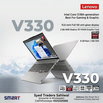 Lenovo V330 i5/8th For Gaming & Graphic Work