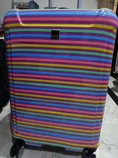 imported multi color travel medium trolley