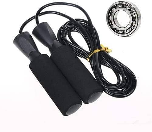 Jump Rope With Ball Bearings Tangle Free Rapid Speed Cable Skipping Rope Adjustable Length with Counter