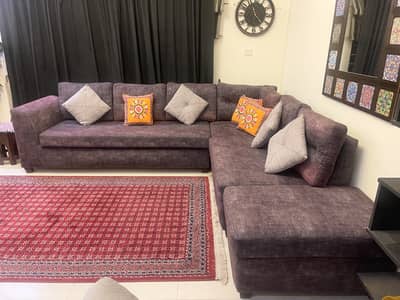 L shaped sofa