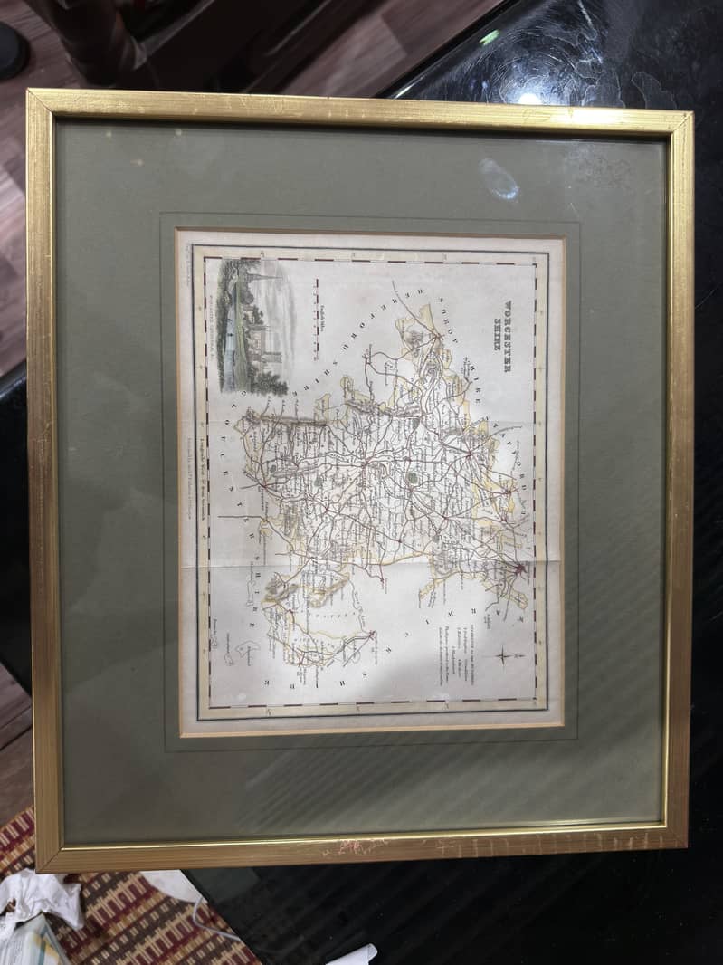 antique engraved map 0