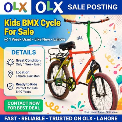 BMX cycle 20 inch
