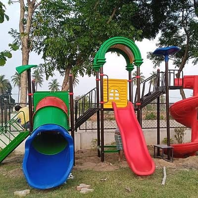 Swings, slide, Seesaw, Monkey bar, jungle gym, gazebo, Benches