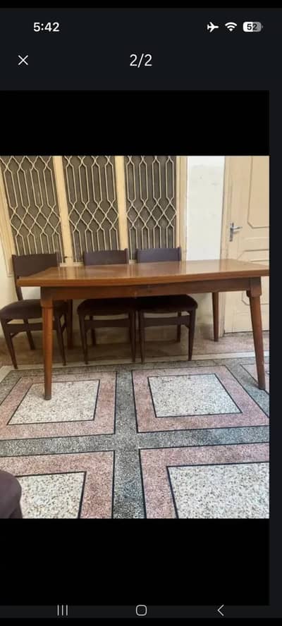 dining with 6 chair