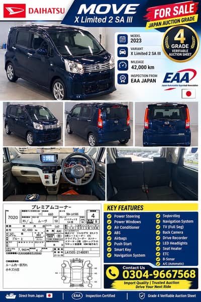 Daihatsu Move 2023 X Limited 2 SA III