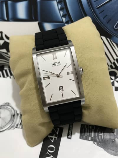 HUGO BOSS-TANK-ORIGINAL & NEW WATCH-SEIKO CITIZEN CASIO ARMANI OMAX