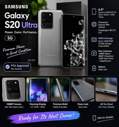 urgent need to sale Samsung Mobile S20 Ultra