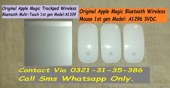 apple magic trackpad 1st gen & apple magic mouse 1gen available here