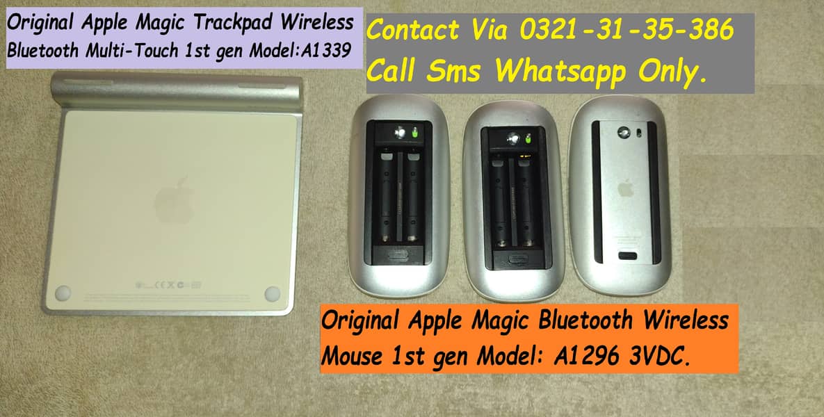 apple magic trackpad 1st gen & apple magic mouse 1gen available here 1