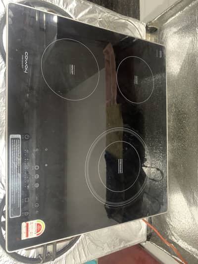 3 BURNER HOT PLATE.