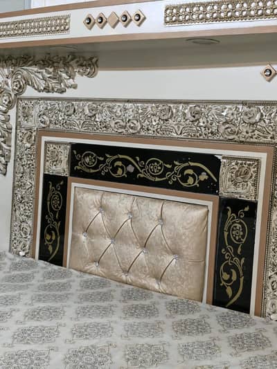Urgent Sale - Double Bed 2 Year Used - Final Price Kam Ho Jayega
