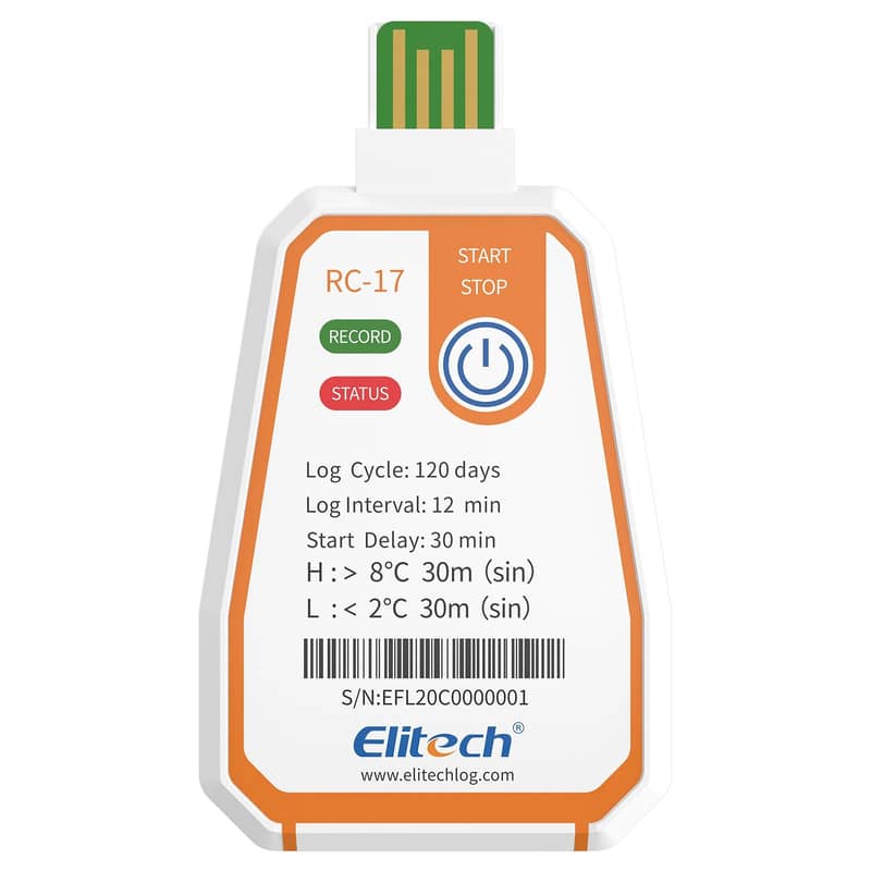 Tzone TempU02 Data Logger | Elitech RC-17 Data Logger | Single Use PDF 1