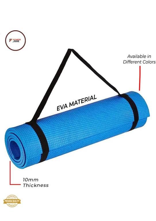 Yoga mat 10mm for men and women Anti Slip/Exercise Mats Black Yoga Mat Blue Yoga Mat Green Yoga Mat Orange Yoga Mat Purple Yoga Mat Salmon Pink Yoga Mat Finess zone